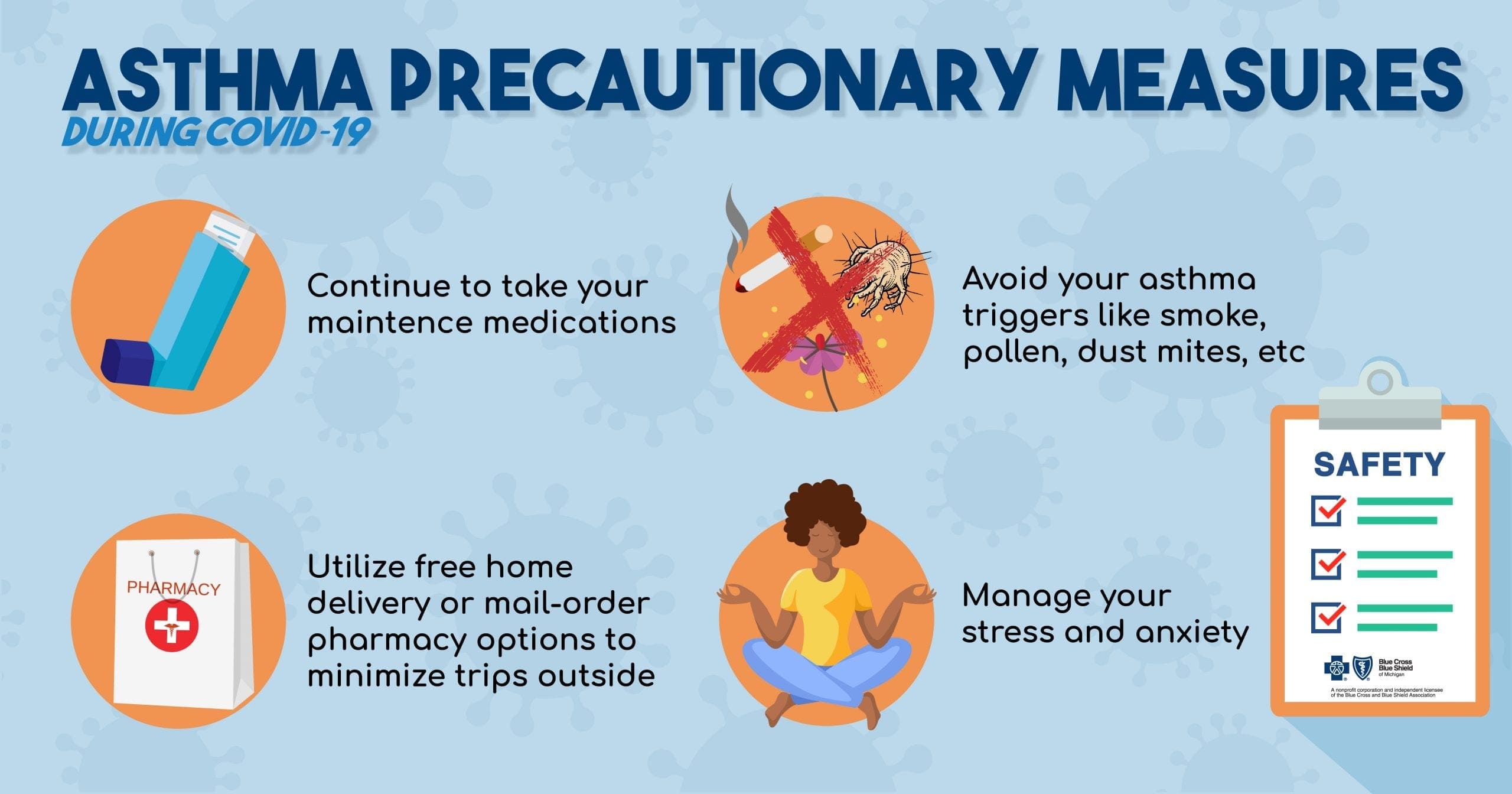 Asthma Precautionary Measures During COVID-19